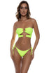 Luli Fama Brilla Double Loop Bandeau Crop Top